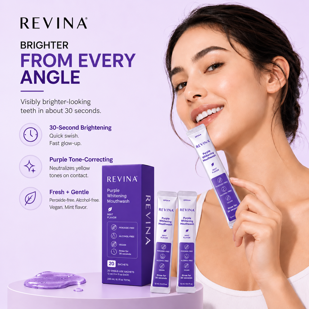 Purple Whitening Mouthwash